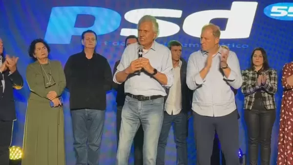 Em Botucatu, Caiado elogia Renan Santos e sinaliza diálogo sobre possível aliança para 2026