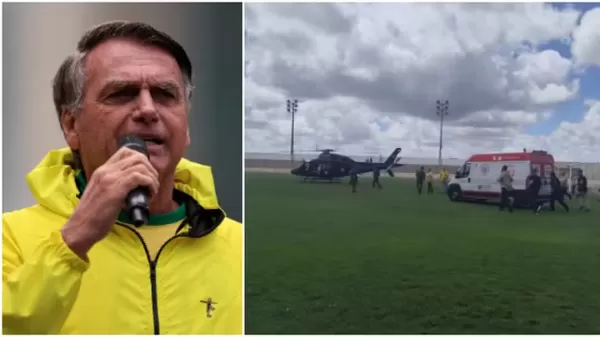 Jair Bolsonaro passa mal durante agenda no RN e é transferido para hospital em Natal