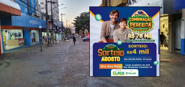 Comércio de Ourinhos abre até às 22h nesta sexta, 9, para as compras de Dia dos Pais 