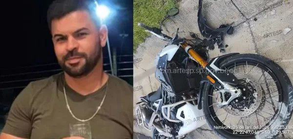Motociclista de Tarumã morre após perder o controle e bater em poste na SP-333, em Echaporã