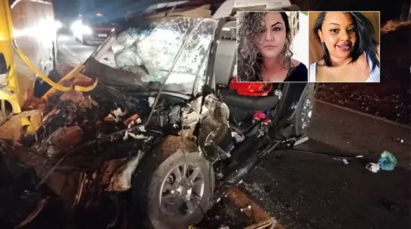 Mãe, filha e amiga morrem em estrada vicinal após carro atropelar vaca solta na pista no interior de SP