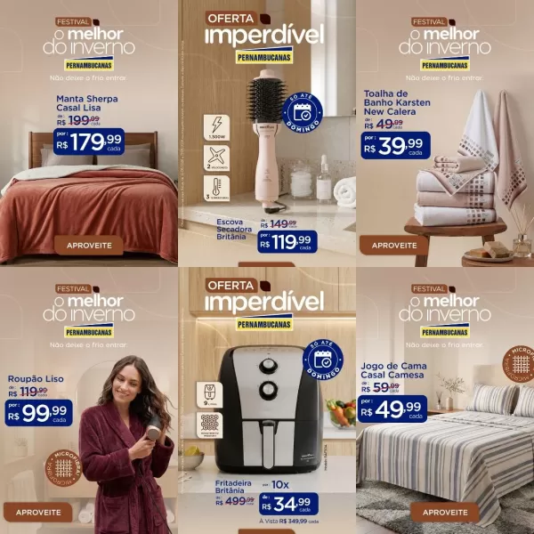 Pernambucanas de Ourinhos inicia final de semana com grandes promoções pós-Dia das Mães