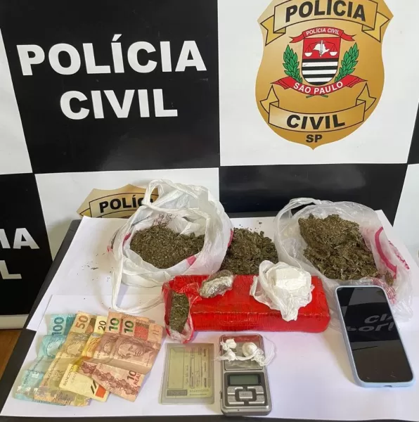 Homem é preso com grande quantidade de drogas em condomínio de Ourinhos