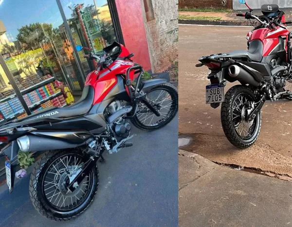 Motocicleta furtada em Canitar é localizada abandonada em canavial na zona rural de Chavantes