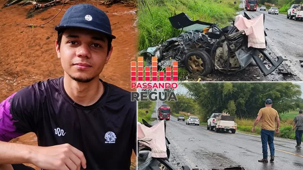 Jovem de 21 anos morre após colisão entre carro e caminhão na PR-431, entre Cambará e Jacarezinho