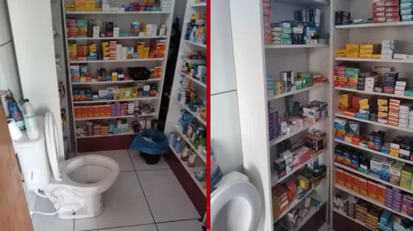 Polícia descobre farmácia clandestina em banheiro e apreende mais de 1.400 medicamentos em Jacarezinho