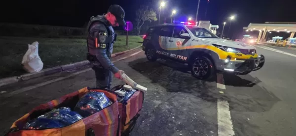 TOR prende dois bolivianos com mais de 3 kg de pasta base de cocaína e 68 kg de folhas de coca em Palmital
