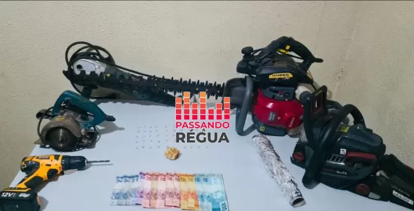 Homem é preso por tráfico de drogas e receptação após denúncia em Canitar