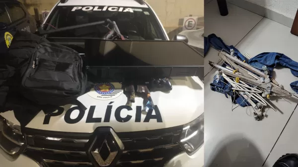 Polícia recupera objetos roubados em Ourinhos e prende suspeitos em dois incidentes de furto