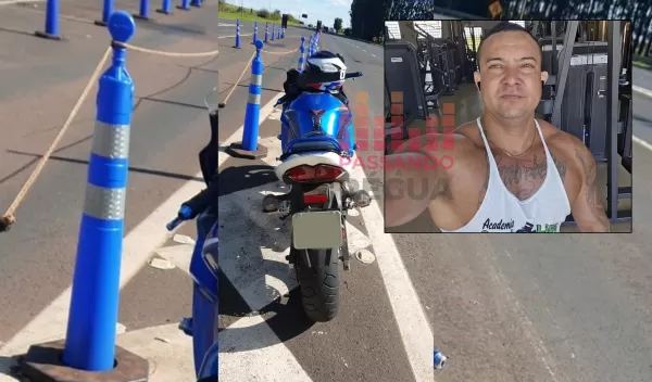 Motociclista morre após acidente em praça de pedágio da Rodovia Orlando Quagliato, em Santa Cruz do Rio Pardo