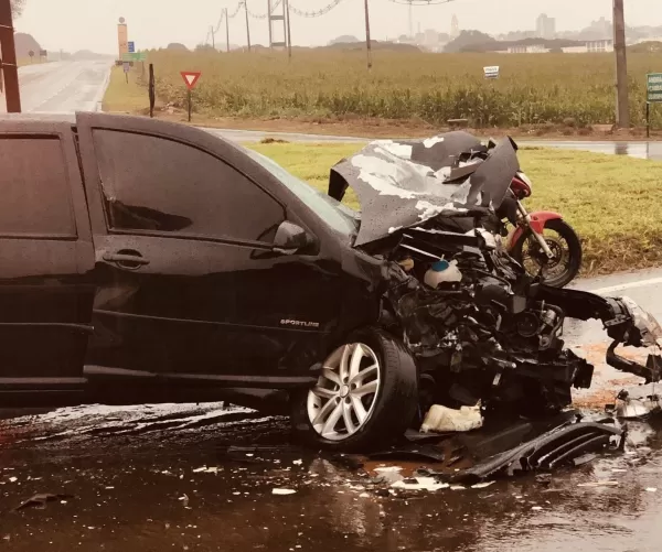 Motorista fica ferido em acidente na BR-369