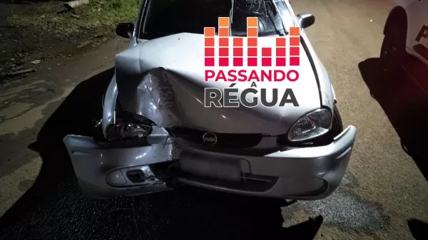 Suspeito de tráfico foge da Força Tática, bate carro em poste e acaba preso em Ourinhos