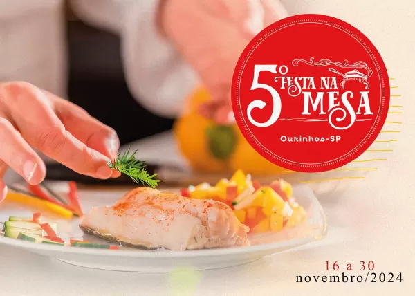 COMTUR de Ourinhos, com apoio da Prefeitura, promove a 5ª edição do Festival Gastronômico “Festa na Mesa”