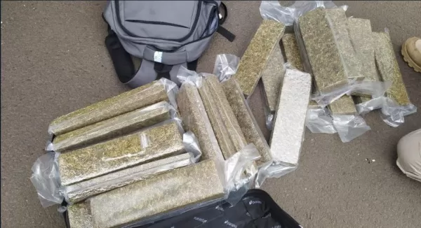 PRF apreende mais de 25 kg de maconha em ônibus na BR-153, em Ourinhos 