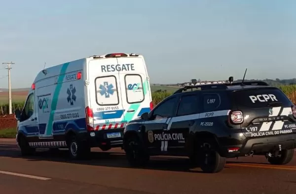 Homem morre atropelado na BR-369 entre Cambará e Ourinhos; pista teve interdição parcial