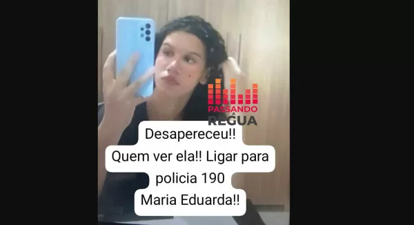 Adolescente de 15 anos desaparece em Ourinhos e família pede ajuda para localizá-la