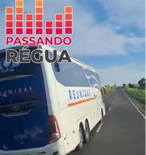 Vídeo: Imprudência de ônibus na BR-153 causa revolta