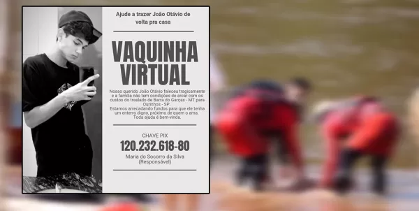 Família de jovem ourinhense que morreu afogado no Mato Grosso pede ajuda para trazer corpo para sepultamento em Ourinhos