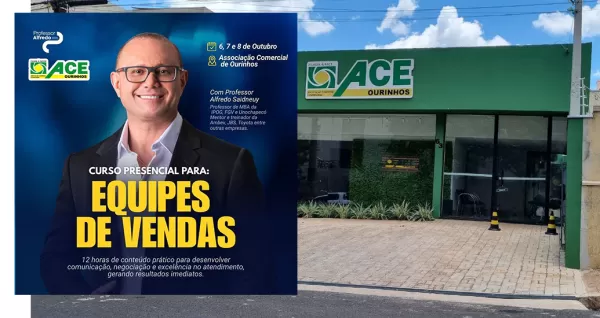 ACE Ourinhos lança Núcleo de Desenvolvimento Empresarial e anuncia primeira ação: curso voltado a equipes de vendas