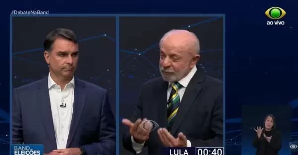 Lula e Flávio Bolsonaro trocam acusações em primeiro debate do segundo turno; segurança, economia e corrupção dominam confronto