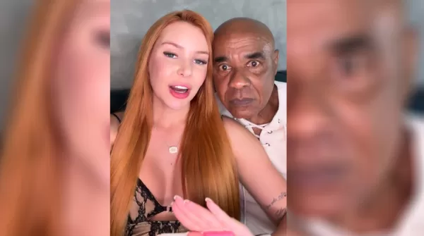 Influenciadora ourinhense Flávia Barone anuncia gravidez de ator Kid Bengala, de 71 anos