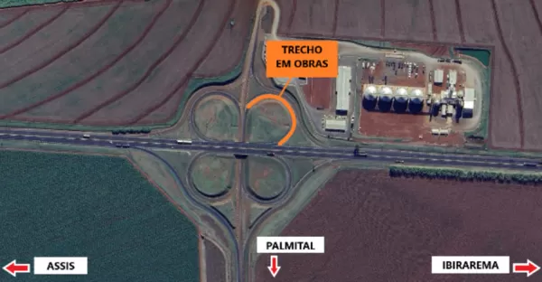 CART altera tráfego para obras no pavimento da Raposo Tavares, em Palmital
