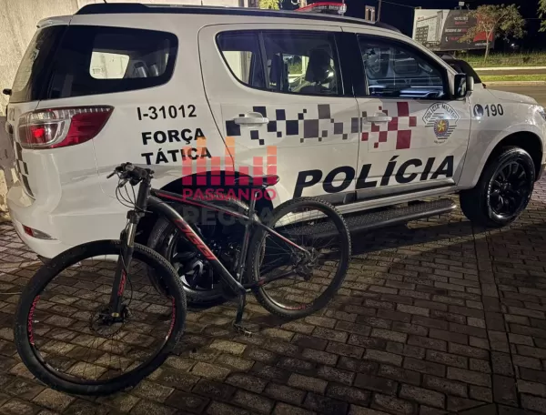 Polícia Militar recupera bicicleta furtada de funcionário de pizzaria em Ourinhos