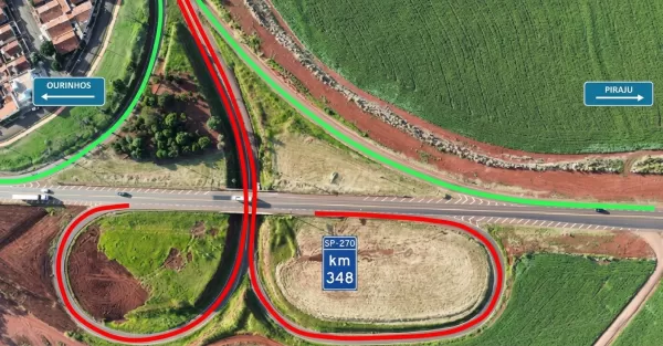 Alças da Raposo Tavares terão desvios para obras em Ipaussu