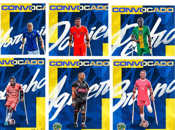 Seis atletas de Ourinhos são convocados para a Seleção Brasileira de Futebol para Amputados