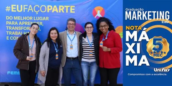 Curso de Marketing EAD UNIFIO é reconhecido com nota máxima no MEC 