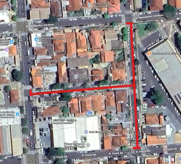 Manutenção interdita trecho da Rua Euclides da Cunha neste sábado em Ourinhos