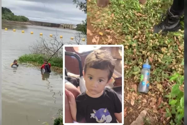 Equipes intensificam buscas por criança de 2 anos desaparecida no Paraná