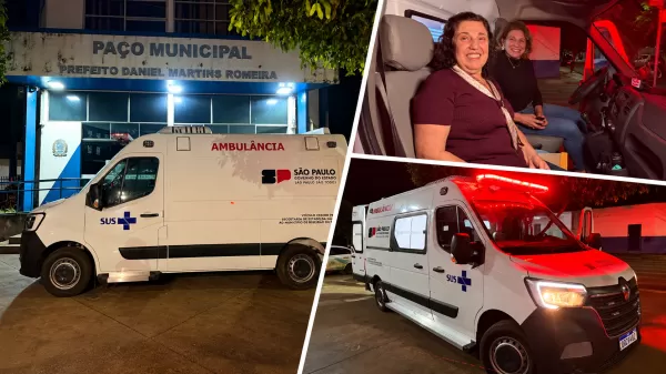 Prefeita Eliana Rorato conquista 8ª ambulância para Ribeirão do Sul