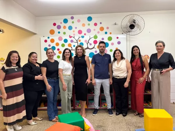Prefeita Eliana Rorato inaugura Sala de Leitura e Brinquedoteca na EMEI Maria Nazaret Cury em Ribeirão do Sul