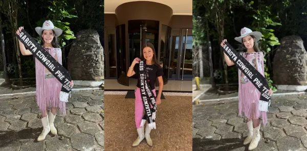 Ourinhense de 10 anos conquista novos títulos em concurso de beleza no interior paulista