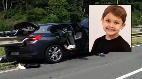 Menino de 5 anos morre após BMW atingir guard rail na BR-376, no Paraná
