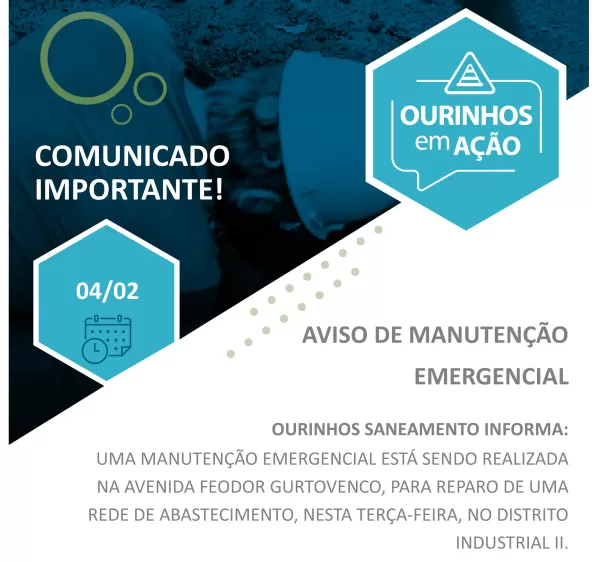 Ourinhos Saneamento realiza manutenção emergencial no Distrito Industrial II