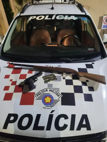 Polícia prende indivíduo por porte ilegal de arma de fogo em Santa Cruz do Rio Pardo