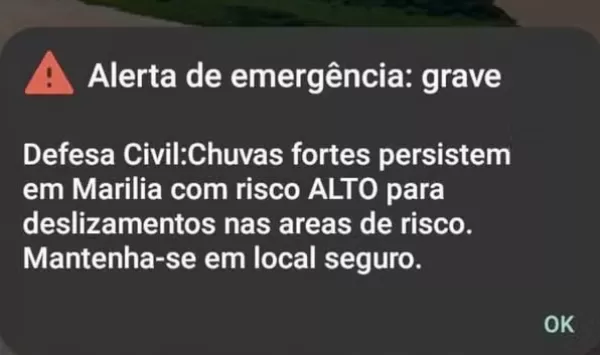 Defesa Civil de Marília utiliza nova tecnologia para alertar moradores sobre riscos de deslizamentos