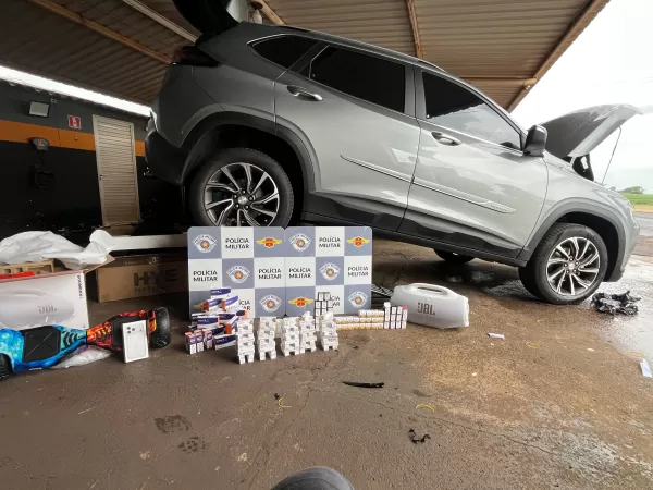 Polícia Rodoviária apreende aproximadamente R$300 mil em mercadorias contrabandeadas em Ourinhos 