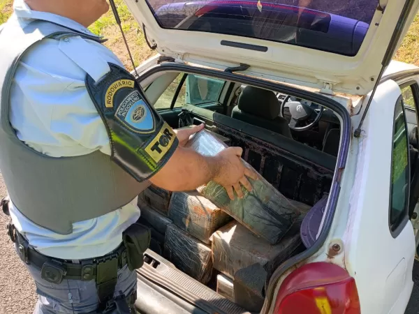 Polícia intercepta carregamento de drogas na SP-225 em Santa Cruz do Rio Pardo