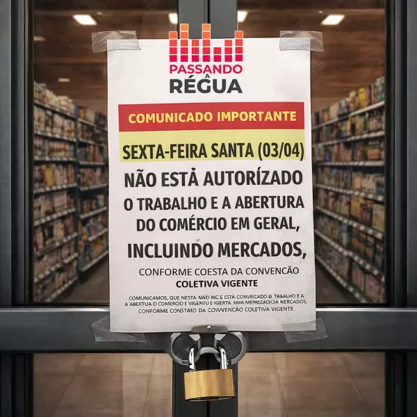 Comércio de Ourinhos deve permanecer fechado na Sexta-feira Santa, incluindo supermercados, alerta sindicato