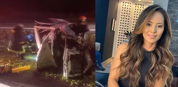 Passageira de 41 anos morre após carro capotar várias vezes em rodovia na região 