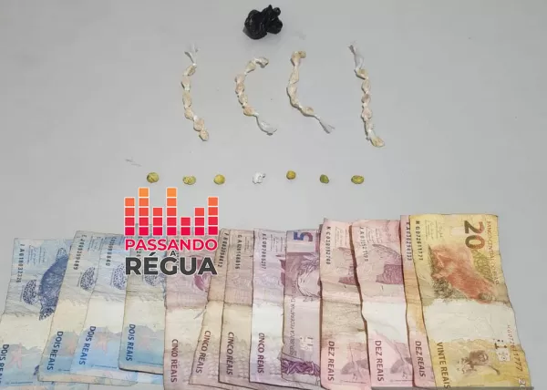 Jovem é preso em flagrante por tráfico de drogas durante patrulhamento da Força Tática em Ourinhos