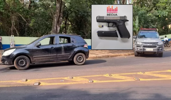 Equipe K9 do 13º BAEP prende três membros do PCC com arma e drogas em Santa Cruz do Rio Pardo