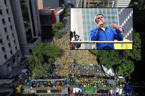 Bolsonaro diz que 8 de janeiro foi "movimento da esquerda" e critica STF em ato na Paulista