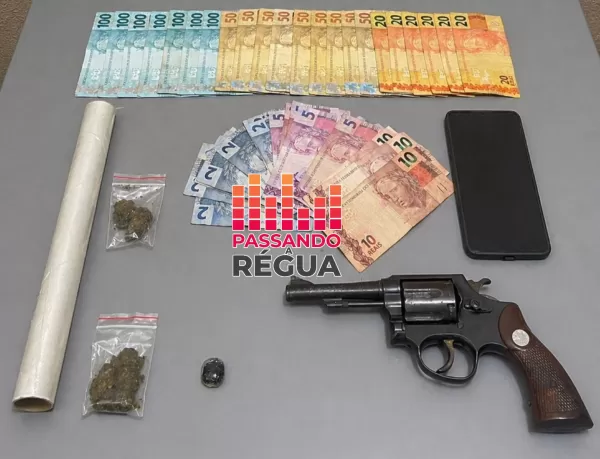 Força Tática prende homem por tráfico de drogas e posse ilegal de arma em Ourinhos