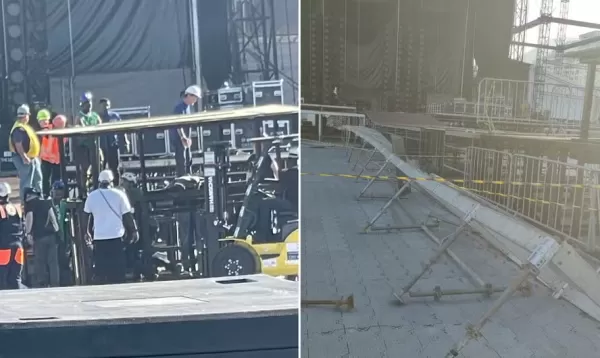 Serralheiro morre após ser esmagado durante montagem de palco para show de Shakira em Copacabana