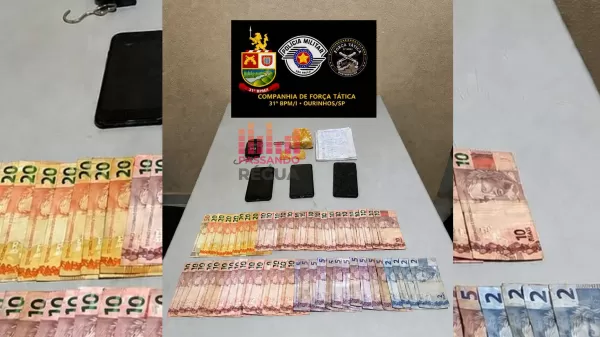 Homem de 30 anos é preso em flagrante por tráfico de drogas durante ação da Polícia Militar em Ourinhos