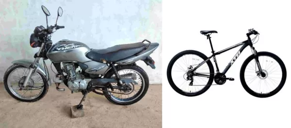 Motocicleta e bicicleta são furtadas em Ourinhos